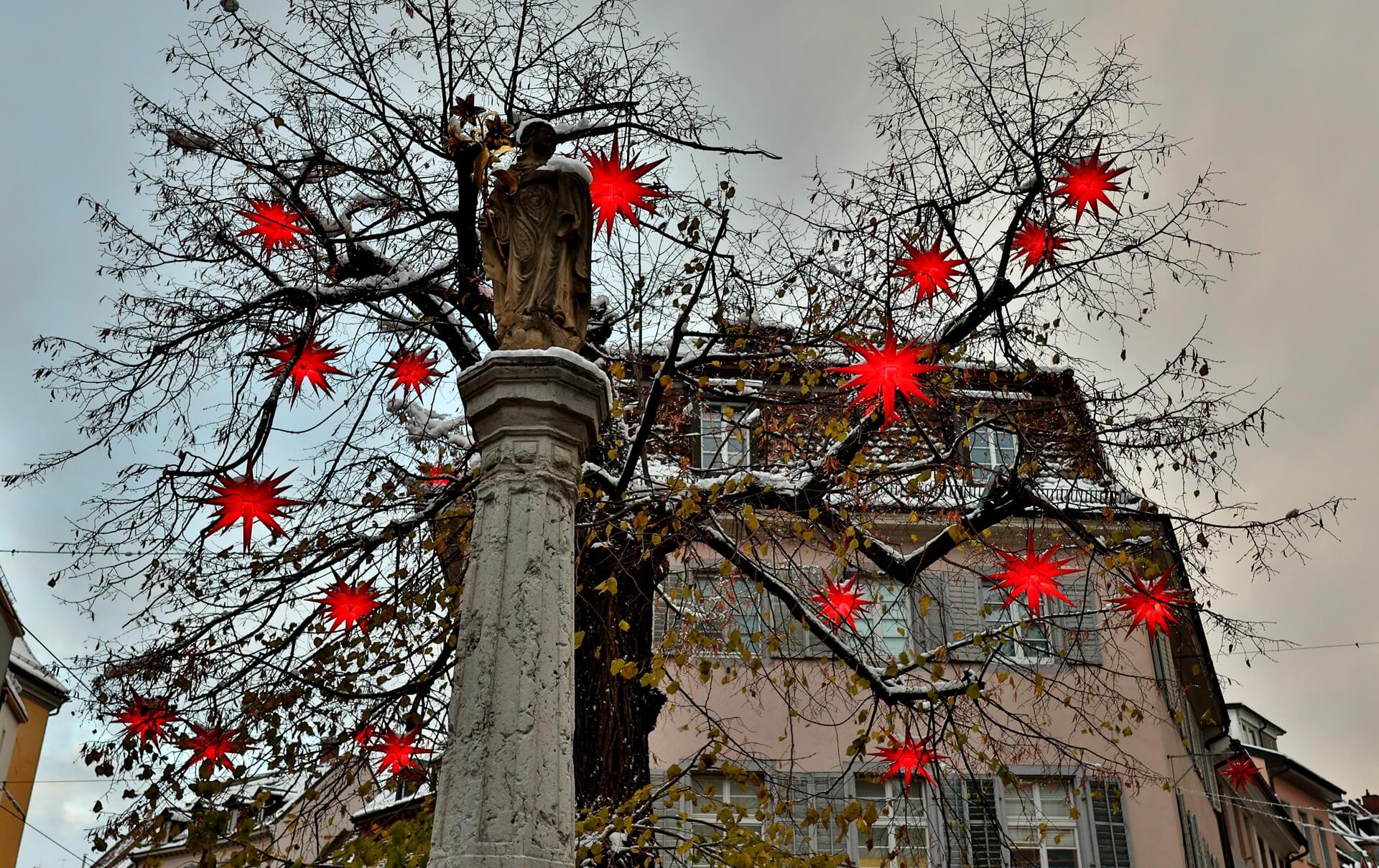 Freiburg rote Sterne