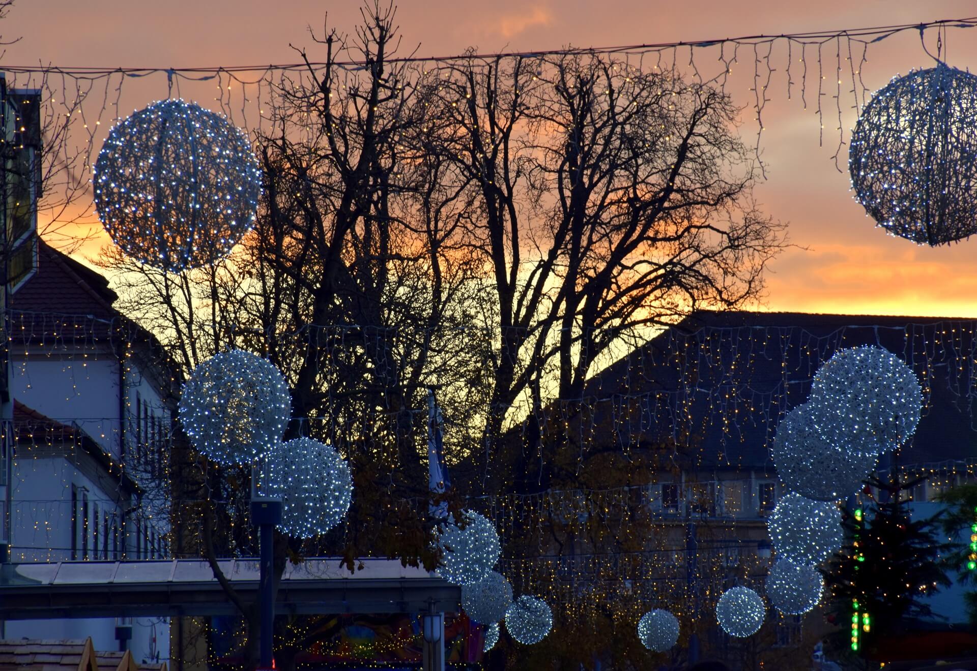 Freiburg Weihnachtsbeleuchtung