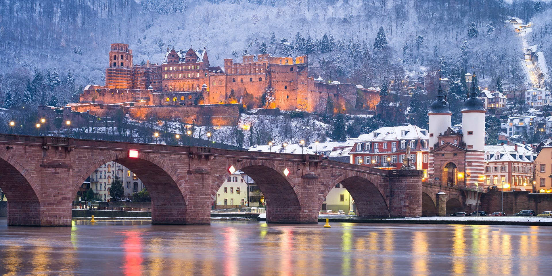 Heidelberg im Winterkleid