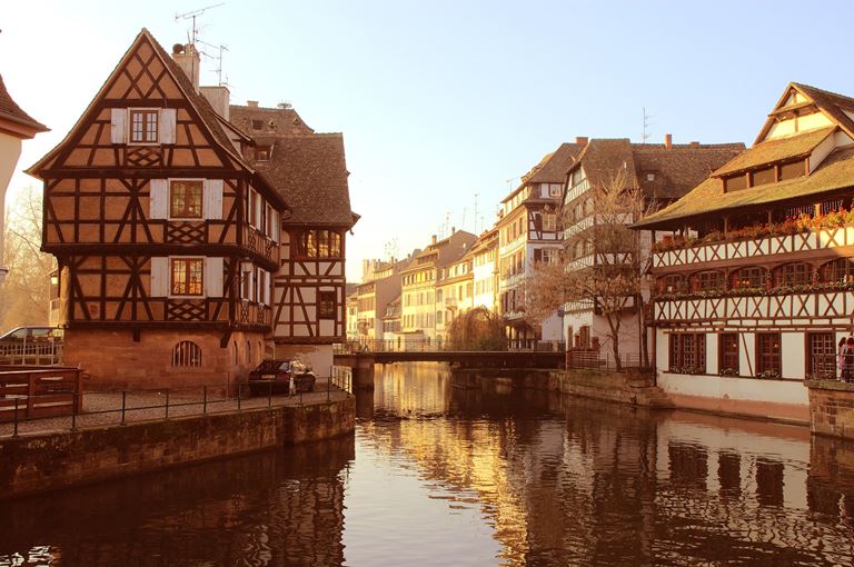 Strassburg im Winter