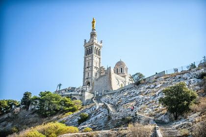 Marseille Kirche auf Fels