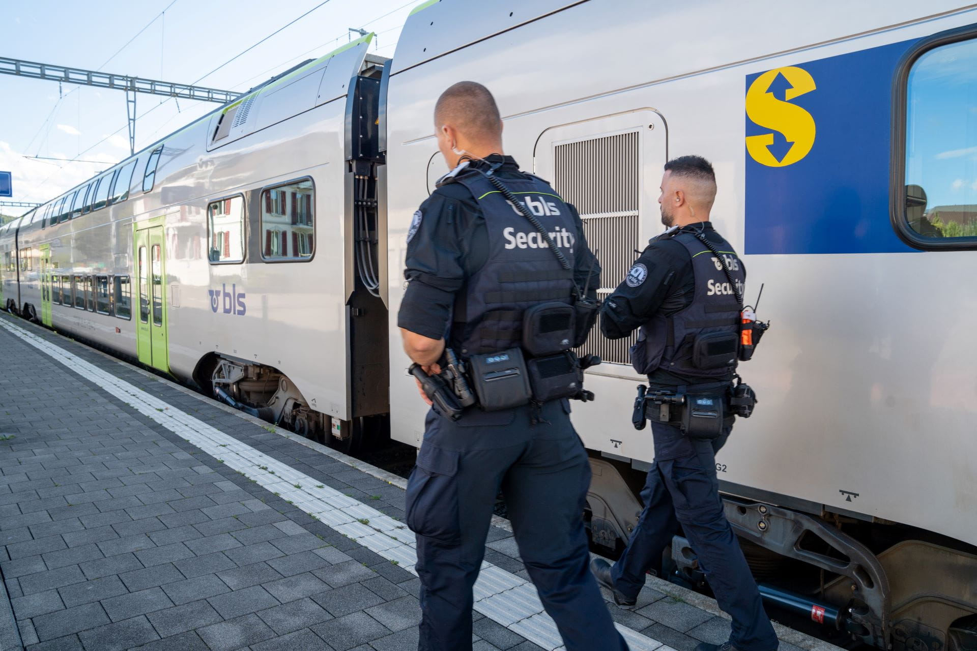 Mitarbeiter Sicherheit bei der BLS