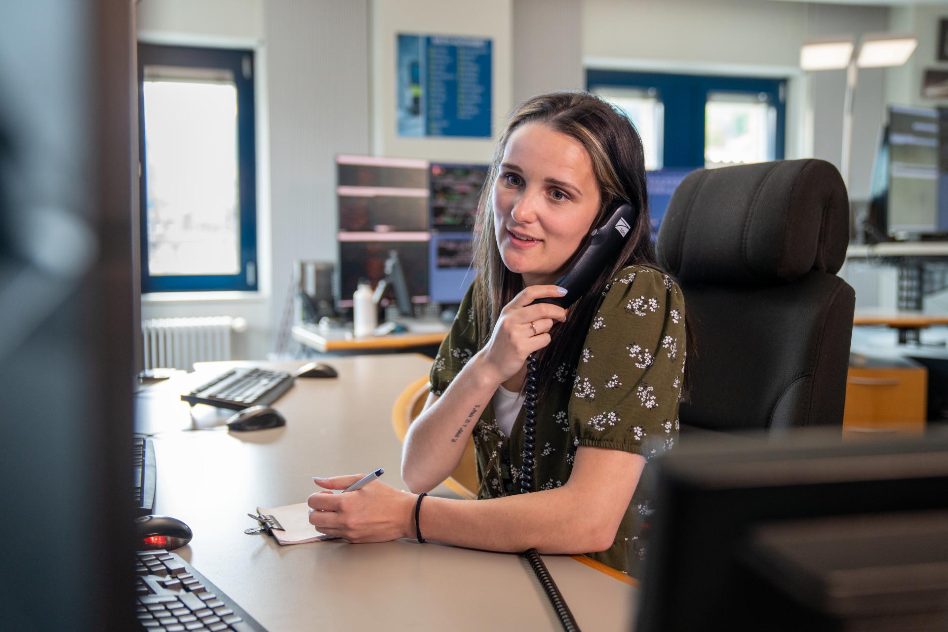 Zugverkehrsleiterin, Sandrine Hasler