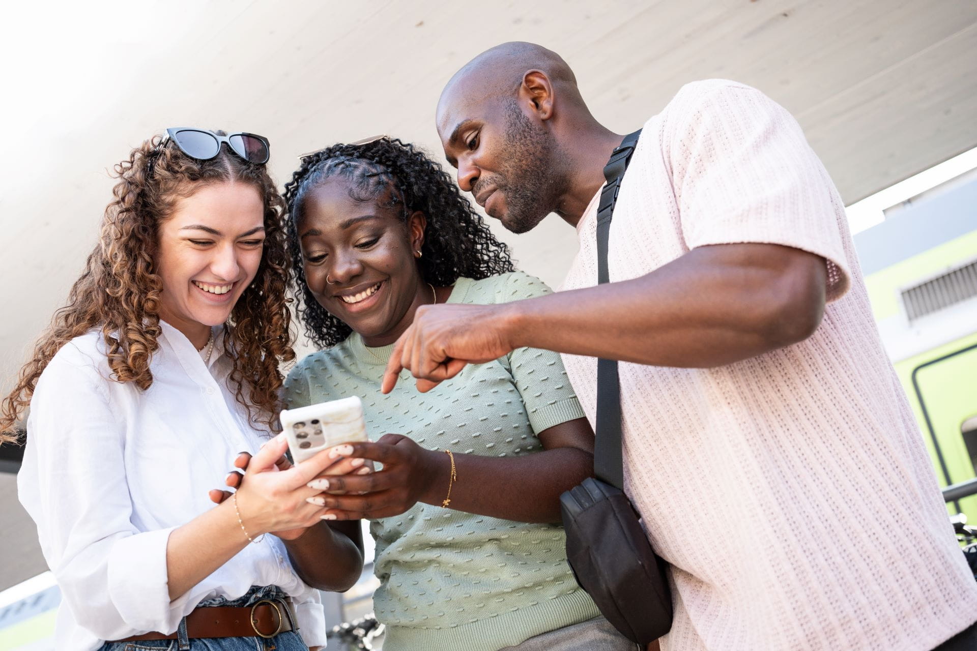 Chauffeur mit Kunden