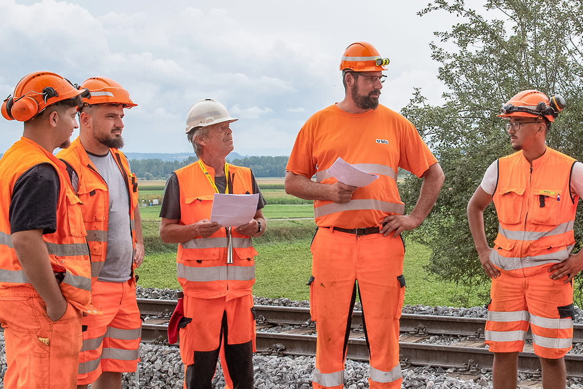 Sicherheitschef und Team