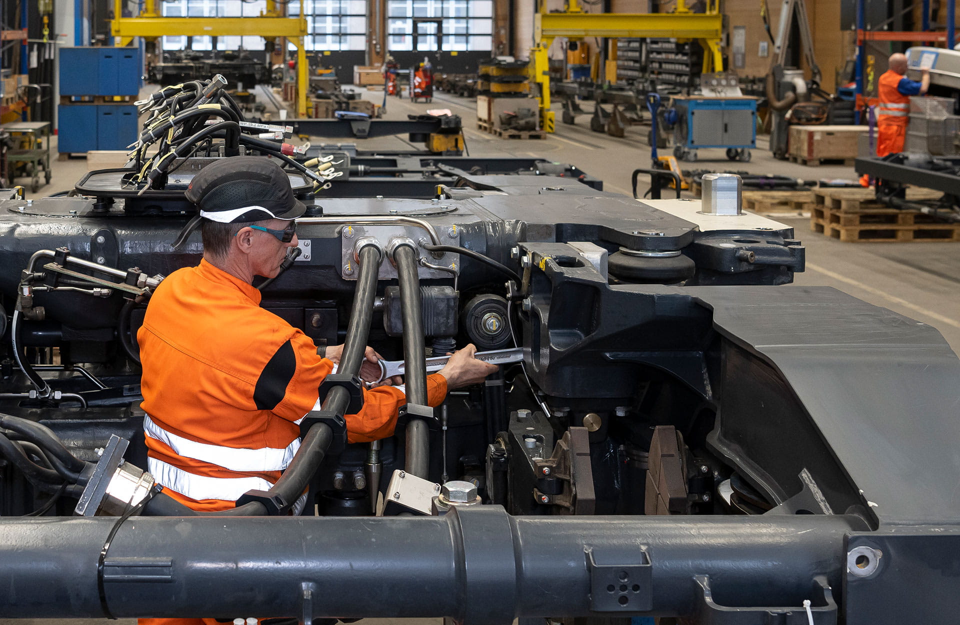 Ein- / Ausgang Drehgestell