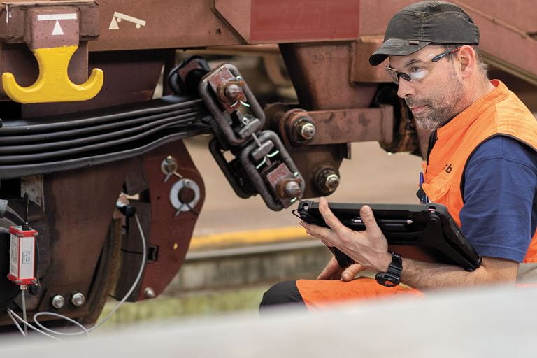 Güterwagen-Instandhaltung - Bremsprüfstand