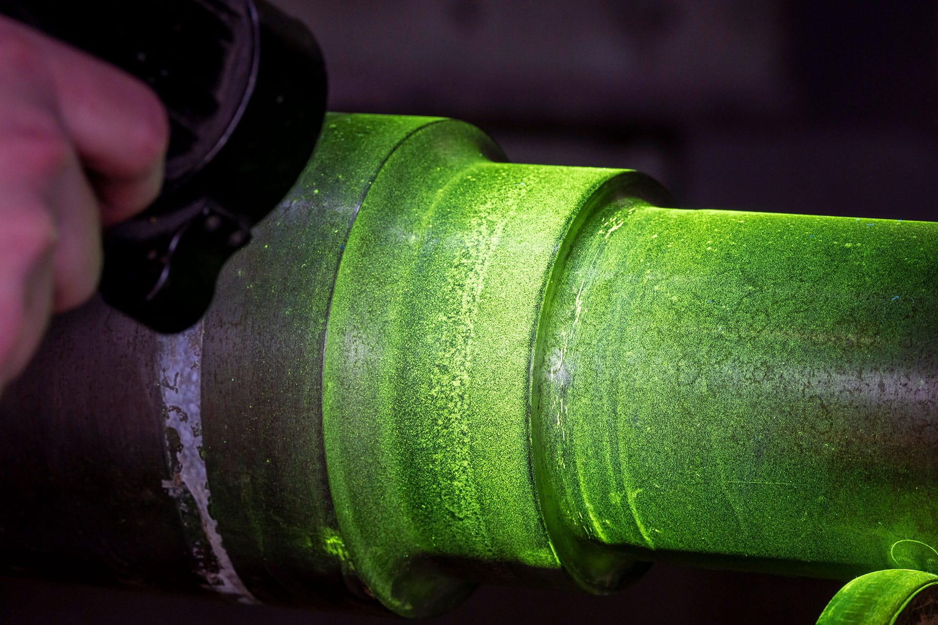 Magnetpulverprüfung