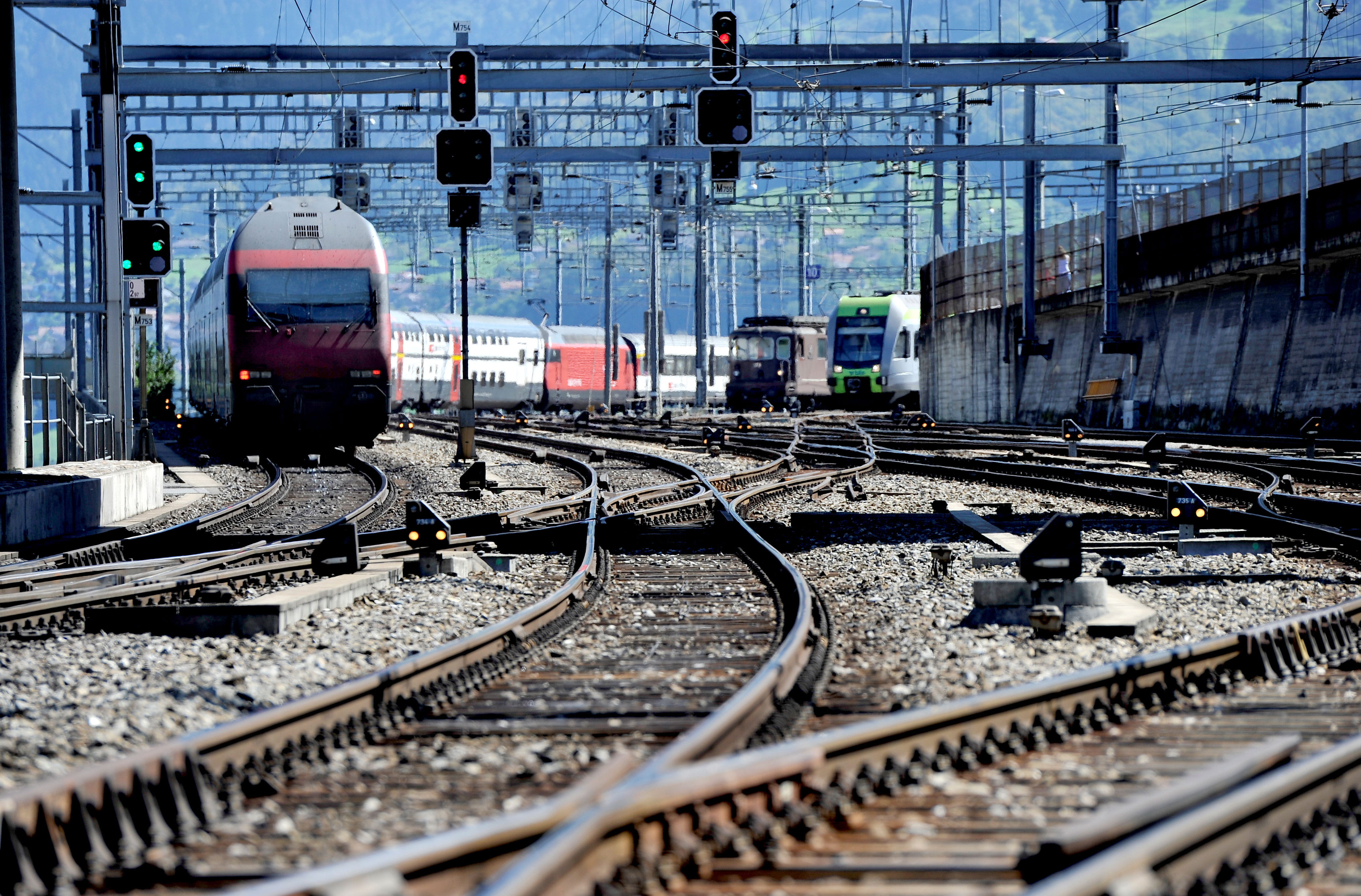 Trassenvergabe-Schienen