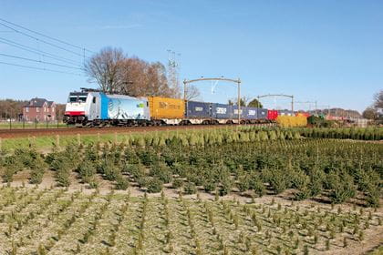 BLS Cargo Re186 für ERS in Dorst, Niederlande