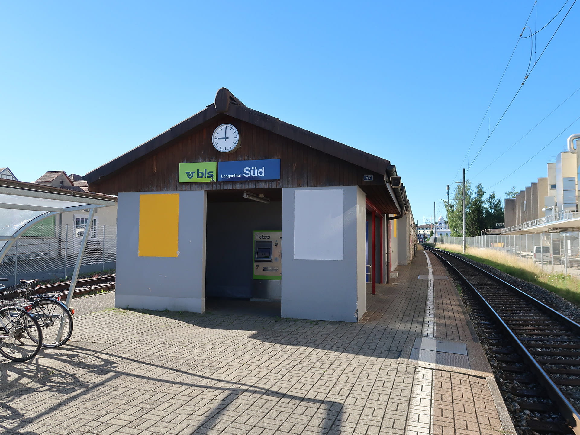 Langenthal Süd, Perron 1 heute