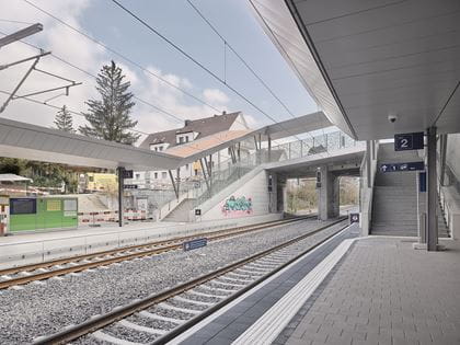 Bauprojekt BLS Bahnhof Wabern Perron und Aufgaenge