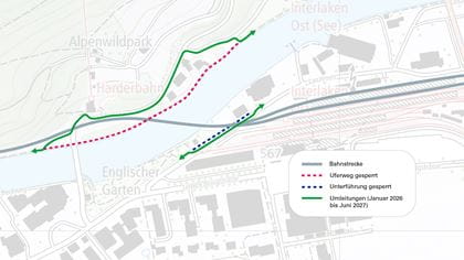 Beaurivage-Brücke / obere Aarebrücke