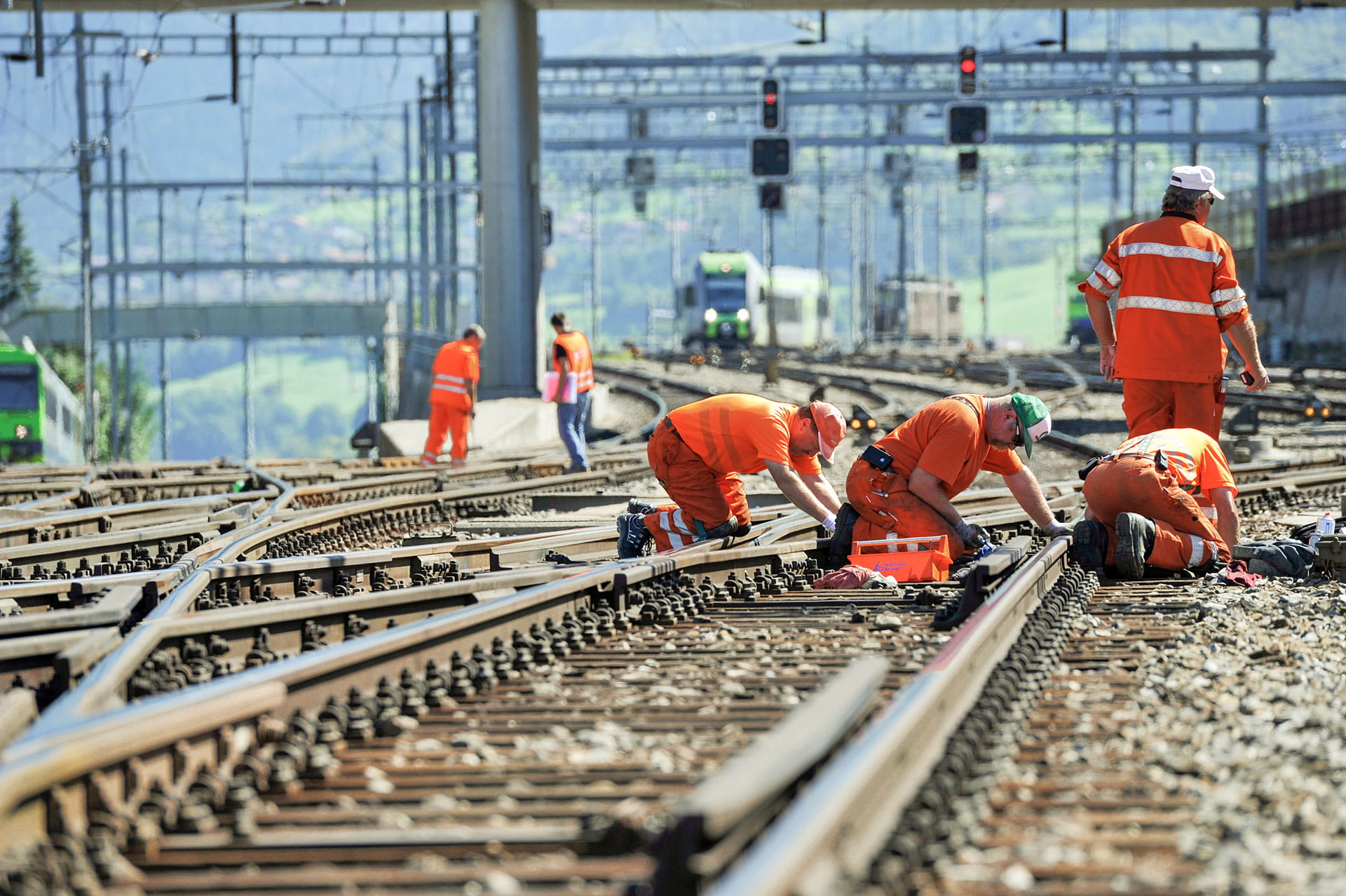 Bauprojekt Kreuzungsstelle Leissigen