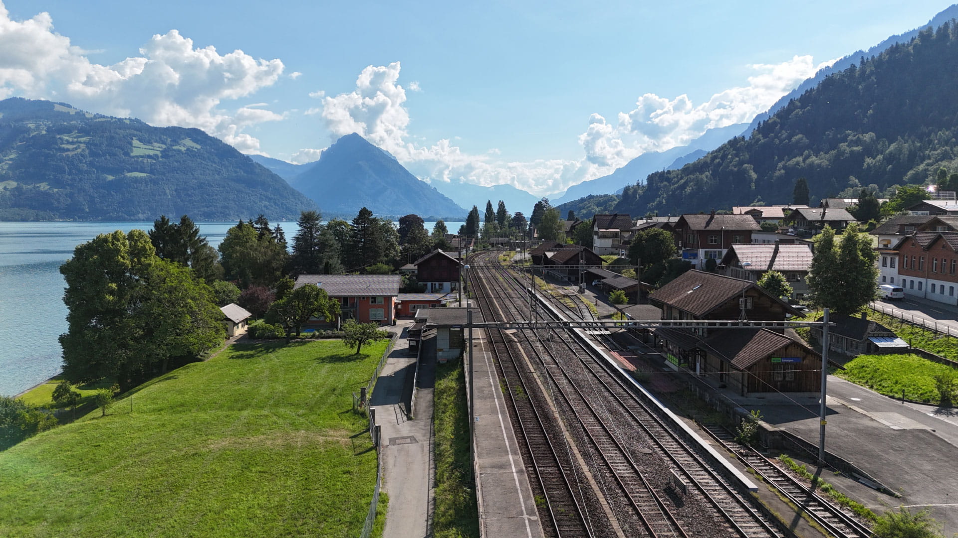 Bauprojekt - Modernisierung der Bahnstrecke Spiez–Interlaken - Bahnhof Leissigen