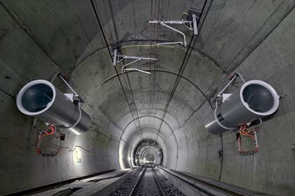 Jetlüfter Lötschberg-Basistunnel
