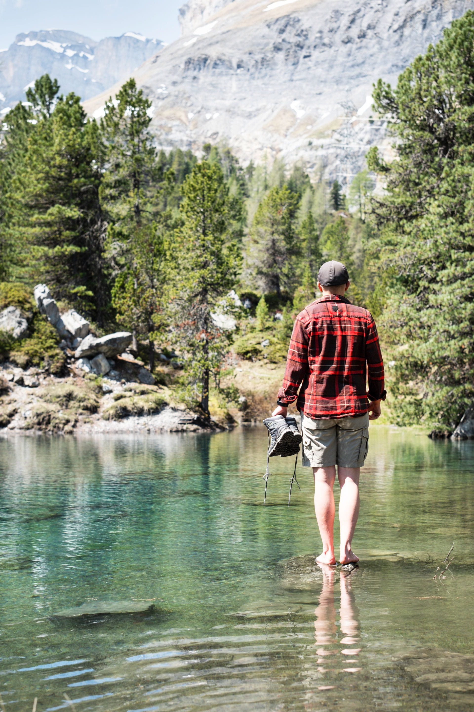 Abkühlung für heisse Wanderfüsse