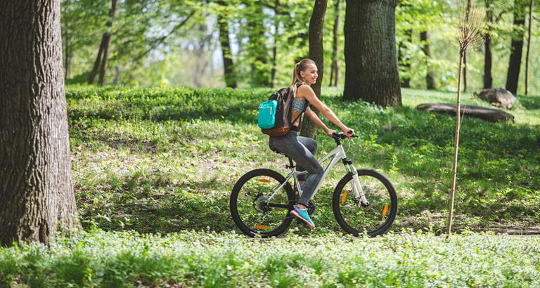 Fahrradtour im Frühling